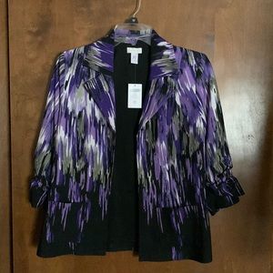 BRAND NEW Chico’s Dayna Blazer Purple Rain